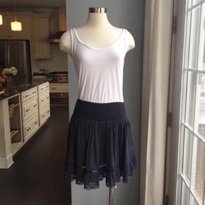 Rebecca Taylor navy short skirt